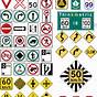 Chart Canada Road Signs And Meanings
