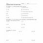 Exponents With Negative Bases Worksheet