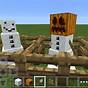 How To Make Snow Golem In Minecraft