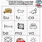 Ending Sounds Worksheet Kindergarten