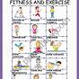 Exercise Worksheet For Kids