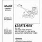 Craftsman 208cc Front Tine Tiller Manual