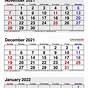 December 22 Calendar Template