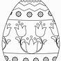 Printable Coloring Pages For Easter Eggs