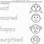 Emotions Worksheets For Preschoolers
