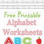 Writing The Alphabet Worksheets