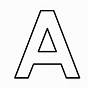 Printable Block Letter A