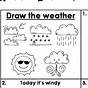 Weather Worksheet For Kindergarten