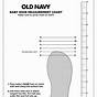 Toddler Shoe Size Chart Printable