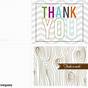 Printable Thank You Note
