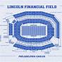 Seating Chart For Lincoln Financial Field