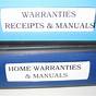 How To File Manuals And Warranties