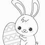 Easter Bunny Coloring Worksheet