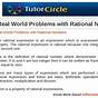 Real-world Problems With Rational Numbers Worksheet