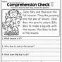 Comprehension Check Worksheet