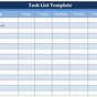 Printable Task List Template