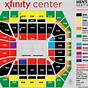 Xfinity Center Mansfield Seating Chart With Rows And Seat Nu