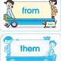 Words Flash Cards