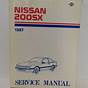 Nissan Factory Service Manuals