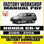 Honda Crv 2006 Manual