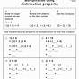 Distributive Property Multiplication Worksheet
