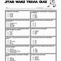 Printable Star Wars Trivia