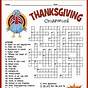 Thanksgiving Puzzles Free Printable