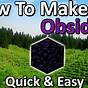 Obsidian Farm Minecraft Java