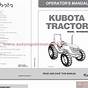 Kubota Operators Manual