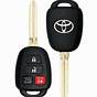 2005 Toyota Highlander Remote Key Replacement