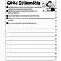 Good Citizenship Worksheets