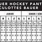 Youth Hockey Pants Size Chart