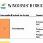 Printable Herbicide Mode Of Action Chart