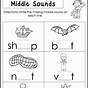 Middle Sound Worksheets