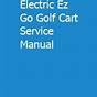 Ez Go Golf Cart Repair Manual