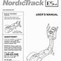 Nordictrack Intermix Acoustics 2.0 Elliptical Manual