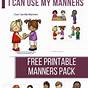 Printable Manners Worksheets For Kids