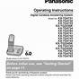Panasonic Cordless Phones Manuals