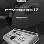 Yamaha Dtxpress Iv Manual
