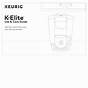 Keurig K-slim Manual