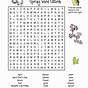 Spring Crossword Puzzles Printable