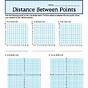 Finding Distance Between Two Points Worksheets