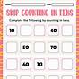 Skip Counting By 10s Worksheet