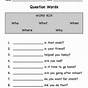 Why Questions Worksheets