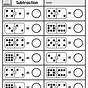 Domino Subtraction Worksheet 1st Grade