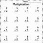 Multiplication Worksheets Single Digit