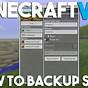 How To Backup A Minecraft World