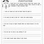 First Grade Punctuation Worksheet