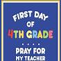 First Day Of 4th Grade Free Printable 2022