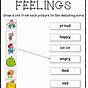Feelings Worksheet First Grade